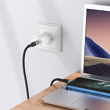 BOROFONE BU35 Черный кабель PD20W (iOS Lighting-TYPE-C) 1.2м