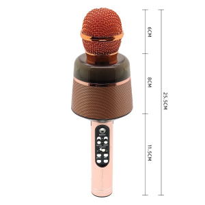 Орбита OT-ERM10 Розовый RGB микрофон (Bluetooth, динамики, USB)