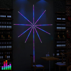 Светодиодная Bluetooth лента Фейерверк с пультом Огонёк OG-LDL39 30см