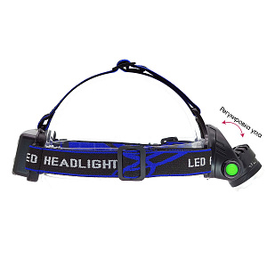 Патриот PT-FLG04 фонарь налобный (1L, 2*18650, Т6,ZOOM)