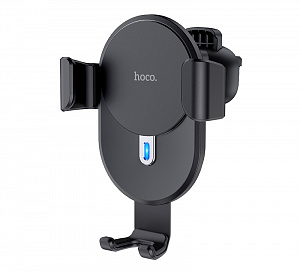 HOCO CW25 Черный Держатель для смартфонов + беспроводное ЗУ 10W (в воздуховод)
