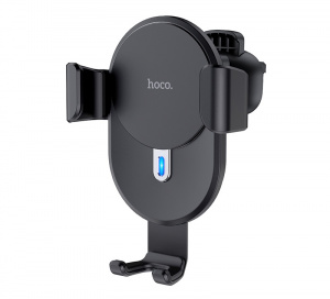 HOCO CW25 Черный Держатель для смартфонов + беспроводное ЗУ 10W (в воздуховод)