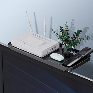 Навесная полка кронштейн подставка на телевизор, монитор для ресивера, приставки Орбита OT-HOD20