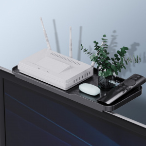 Навесная полка кронштейн подставка на телевизор, монитор для ресивера, приставки Орбита OT-HOD20