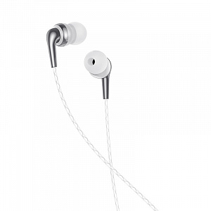 HOCO M71 Белые наушники вакуум - гарнитура (3.5мм)