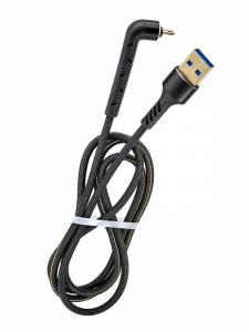 Орбита OT-SMM51 Черный кабель угловой USB 2.4A (microUSB) 1м