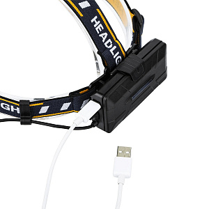 Патриот PT-FLG12 фонарь налобный (5L, 2*18650)