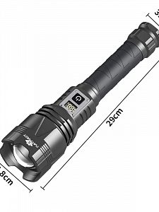 Патриот PT-FLR34 фонарь ручной (1L, 2*26650,ZOOM)