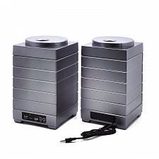 SDRD SD-128 Серая Караоке система (2 микр, Bluetooth 4.2) МЯТАЯ УПАКОВКА