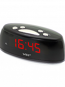 VST 773-1 Красные часы настольные (без блока)