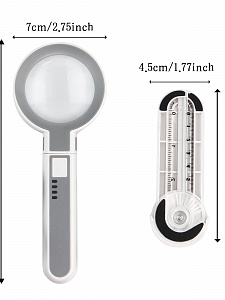 Лупа ручная, лупа настольная увеличительная с подсветкой Орбита OT-INL93