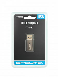 Орбита OT-PCC33 переходник (гнездо Type-C - штекер USB 3.0)