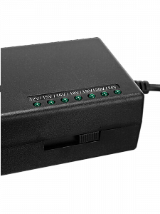 Зарядка для ноутбуков универсальна с насадками 12-24В, 120Вт Орбита OT-APB72