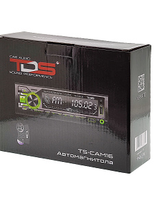 TDS TS-CAM16 автомагнитола+пульт на руль (радио,USB,bluetooth)