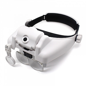 Лупа очки налобная увеличительная с подсветкой Орбита OT-INL64