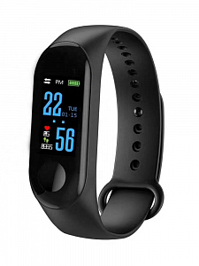 EZRA SW04 Черный спорт браслет