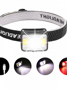 Патриот PT-FLG31 фонарь налобный (3L, аккум)