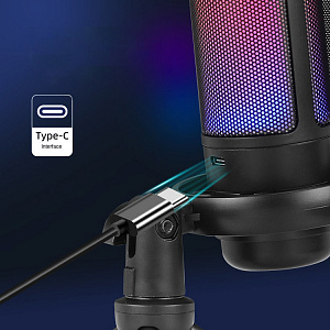 Микрофон для компьютера игровой для стрима Орбита OT-PCS08A