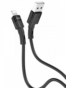 HOCO U82 Черный кабель USB 2.4A (iOS Lighting) 1.2м