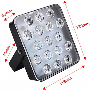 Светодиодный прожектор LED для вечеринок. Светомузыка Огонёк OG-LDS15