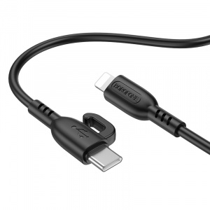 BOROFONE BX91 Черный кабель PD20W (iOS Lighting-TYPE-C) 1м