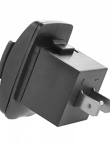 Гнездо розетка USB с белой подсветкой 12-24В TDS TS-CAU46