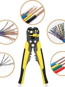 Стриппер клещи 3 в 1 для снятия изоляции и обжима клемм Патриот PT-INK03