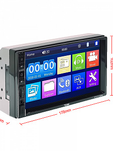 TDS TS-CAM06 автомагнитола 2DIN (радио,USB,bluetooth)