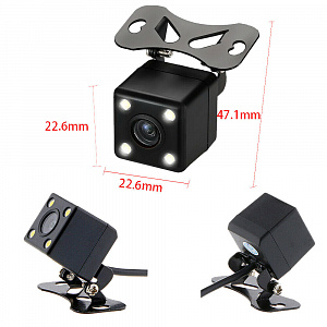 Камера заднего вида автомобильная с подсветкой 500ТВЛ TDS TS-CAV20