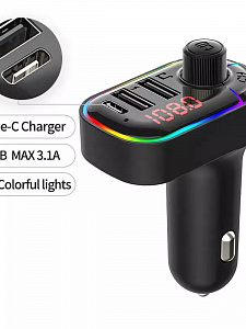 FM-модулятор трансмиттер автомобильный с Bluetooth TDS TS-CAF12