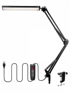 Лампа настольная для школьника на струбцине Огонёк OG-LDP37