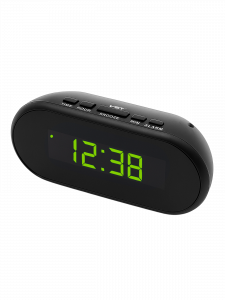 Часы электронные настольные от сети с будильником VST 712-2 Зелёные