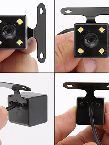 TDS TS-CAV34 Монитор 2 канала и камера автомобильные в наборе (7",800*400,9-45В)