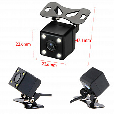 TDS TS-CAV33 Монитор 2 канала и камера автомобильные в наборе (4.3",800*480,9-32В)