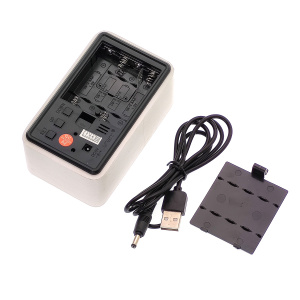 VST 863-1 Красные часы настольные (БЕЛЫЕ)(без блока)