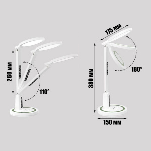 Лампа настольная для школьника с таймером Огонёк OG-LDP41A