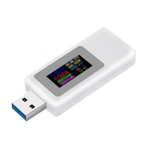 KEWEISI KWS-MX19 Белый USB тестер QC3.0 (4-30В, 5.5А)