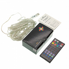 Умная светодиодная гирлянда 10 метров Bluetooth Огонёк OG-LDG19