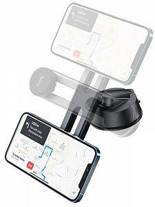 HOCO H16 Черный держатель для смартфонов магнитный (на панель)