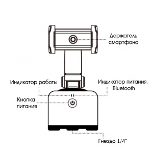 Apai Genie II Зеленая вращающаяся панорамная головка