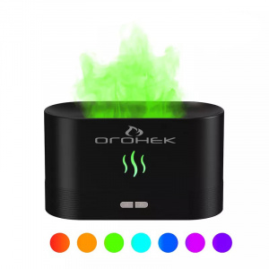 Огонек OG-HOM06 Черный увлажнитель воздуха (180мл,USB,RGB)