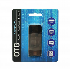 Орбита OT-PCR26 картридер OTG (USB, Lightning, Type-C)