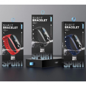 EZRA SW04 Синий спорт браслет 