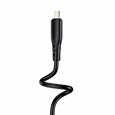 BOROFONE BX48 Черный кабель USB 2.4A (iOS Lighting) 1м
