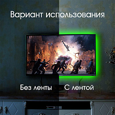 Огонек OG-LDL09 Синяя светодиодная лента 1м (USB)