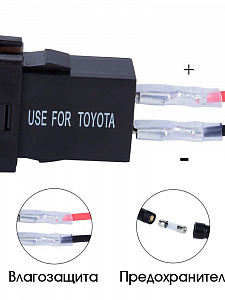 Розетка питания на 2 USB гнезда12-24В TDS TS-CAU56 Зеленая