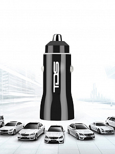 Зарядка в прикуриватель для автомобиля 2*USB TDS TS-CAU36 Черное