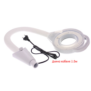 Лампа лупа с подсветкой напольная на колесиках для косметолога Орбита INL87