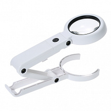 Лупа ручная, лупа настольная увеличительная с подсветкой Орбита OT-INL18