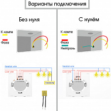 Умный выключатель беспроводной с Алисой трёхклавишный Wi-Fi 10A Орбита OT-HOS12